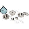 Set De Cuisine 9 Pieces Metal | K'Ado Mino
