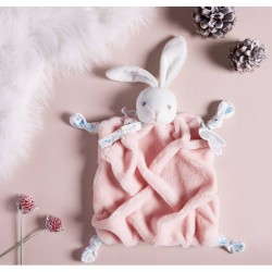 Doudou Lapin Rose Poudré | K'Ado Mino