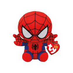 Peluche Spider-Man Ty Beanie Babies 15 cm dès 3 ans | Kadomino