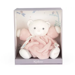 Plume - Peluche Patapouf Ourson Rose Poudré - 20cm