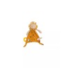 Doudou attache-tétine lion Sous mon baobab - Moulin Roty
