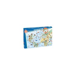 Puzzle Animaux du monde 100 pièces + livret - Djeco DJ07420