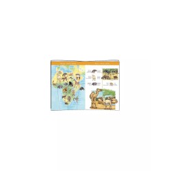 Puzzle Animaux du monde 100 pièces + livret - Djeco DJ07420