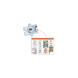 Puzzle Animaux du monde 100 pièces + livret - Djeco DJ07420