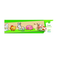 Puzzle allongé de la ferme - Djeco | K'Ado Mino