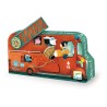 Le camion de pompier puzzle 16 pièces - Djeco | K'Ado Mino