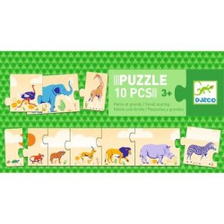Puzzle frise Petits et grands - Djeco | K'Ado Mino