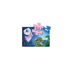 Puzzle la fée et la licorne - Djeco | K'Ado Mino