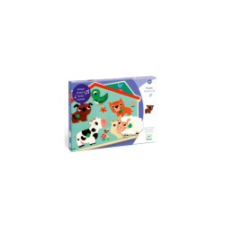 Ouaf woof - puzzle sonore Djeco | K'Ado Mino