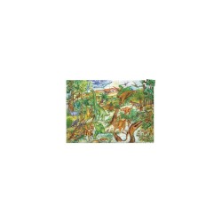 Puzzle d'observation Dinosaures + livret - Djeco DJ07424