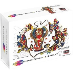Puzzle en bois - Eléphant - 99 pièces - Rainbowooden