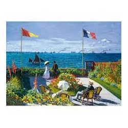 Claude Monet - Garden at Sainte-Adresse, 1867  -  Puzzle