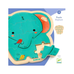 Puzzlo Éléphant - Djeco | K'Ado Mino