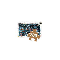 Puzzle d'observation Night City 200 pièces - Djeco